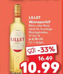 Kaufland Lillet weinaperitif blanc Angebot