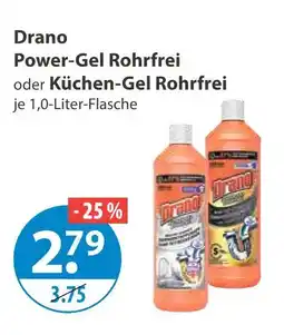 V Markt Drano power-gel rohrfrei Angebot