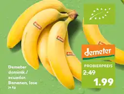 Kaufland Demeter bananen, lose Angebot