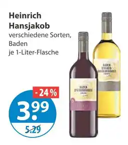 V Markt Heinrich hansjakob Angebot