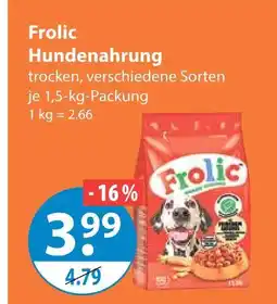 V Markt Frolic hundenahrung Angebot