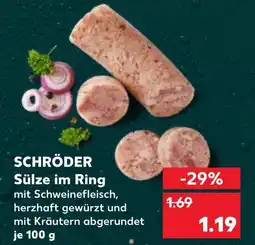 Kaufland Schröder sülze im ring Angebot