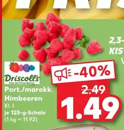 Kaufland Driscoll's port./marokk. himbeeren kl. i Angebot