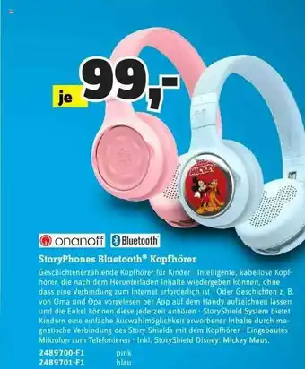 Conrad Onanoff Storyphones Bluetooth Kopfhörer Angebot