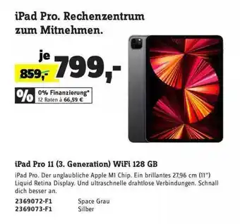 Conrad Ipad Pro 11 (3. Generation) Wifi 128 Gb Angebot