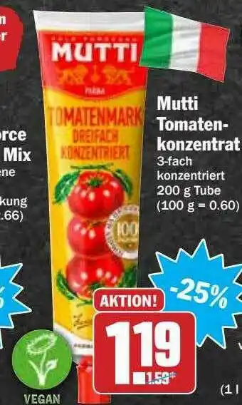 Hit Mutti Tomaten Konzentrat Angebot