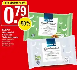 WEZ EDEKA Samtweich Feuchtes Toilettenpapier Angebot