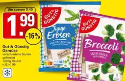 WEZ Gut & Günstig Gemüse Angebot