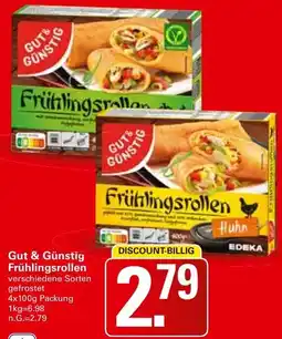 WEZ Gut & Günstig Frühlingsrollen Angebot