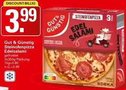 WEZ Gut & Günstig Steinofenpizza Edelsalami Angebot
