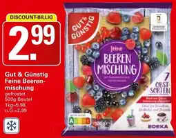 WEZ Gut & Günstig Feine Beerenmischung Angebot