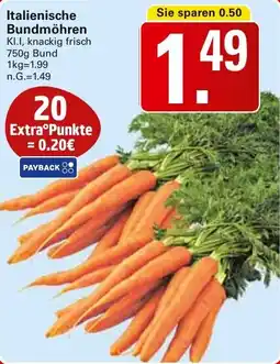 WEZ Italienische Bundmöhren Angebot