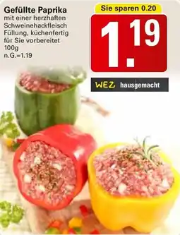 WEZ Gefüllte Paprika Angebot
