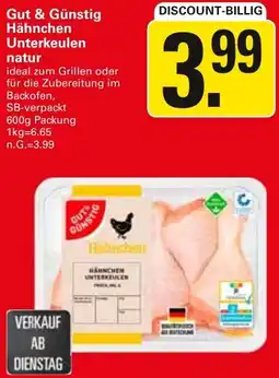 WEZ Gut & Günstig Hähnchen Unterkeulen natur Angebot