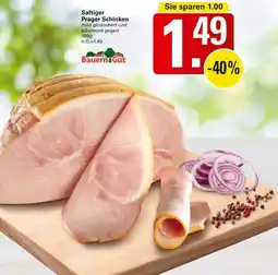 WEZ Bauern Gut Saftiger Prager Schinken Angebot