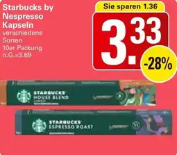 WEZ Starbucks by Nespresso Kapseln Angebot