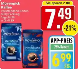 WEZ Mövenpick Kaffee Angebot