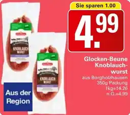 WEZ Glocken-Beune Knoblauchwurst Angebot