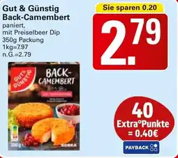 WEZ Gut & Günstig Back-Camembert Angebot