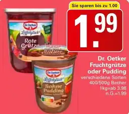 WEZ Dr. Oetker Fruchtgrütze oder Pudding Angebot