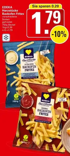 WEZ EDEKA Herzstücke Backofen Frites Angebot