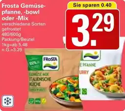 WEZ Frosta Gemüsepfanne, -bowl oder -Mix Angebot