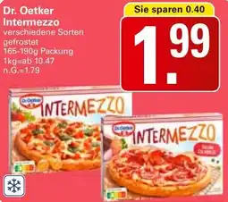 WEZ Dr. Oetker Intermezzo Angebot