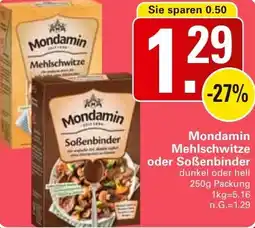 WEZ Mondamin Mehlschwitze oder Soẞenbinder Angebot