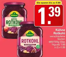 WEZ Kühne Rotkohl Angebot