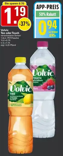 WEZ Volvic Tee oder Touch Angebot