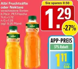 WEZ Albi Fruchtsäfte oder Nektare Angebot