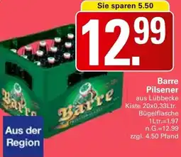 WEZ Barre Pilsener Angebot