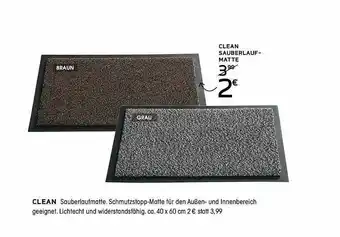 Kibek Clean Sauberlaufmatte Angebot