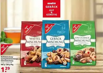 Multi Markt Gut & Günstig Weffelmischung Oder Spritzgebäckmischung Oder Gebäckmischung Angebot