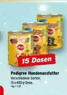 Raiffeisen Markt Pedigree Hundenassfutter Angebot