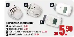 B1 Discount Baumarkt Heizkörper-Thermostat Angebot