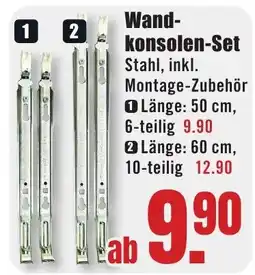 B1 Discount Baumarkt Wand- konsolen-Set Angebot