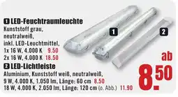 B1 Discount Baumarkt LED-Feuchtraumleuchte Angebot