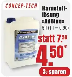 B1 Discount Baumarkt CONCEP-TECH Harnstoff- lösung >>AdBlue<< Angebot