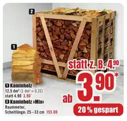 B1 Discount Baumarkt 1 Kaminholz Angebot