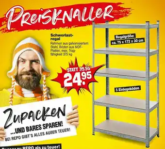 Repo Markt Schwerlastregal Angebot