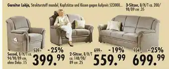 Möbel Boss Garnitur Lohja, Sessel, 3-sitzer Angebot