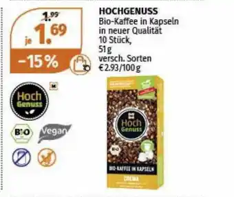 Müller Hochgenuss Angebot