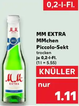 Kaufland MM EXTRA MMchen Piccolo-Sekt Angebot