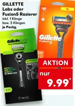 Kaufland GILLETTE Labs oder Fusion5 Rasierer Angebot