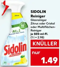 Kaufland SIDOLIN Reiniger Angebot