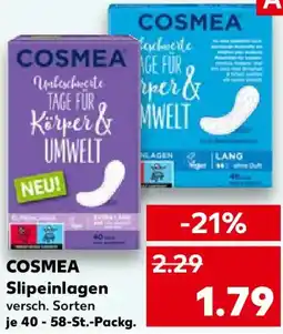 Kaufland COSMEA Slipeinlagen Angebot