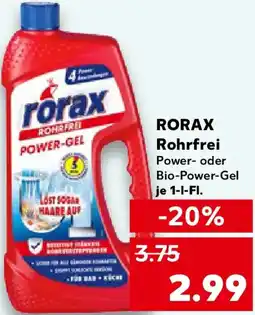 Kaufland RORAX Rohrfrei Angebot