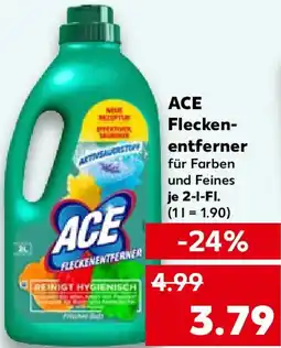 Kaufland ACE Fleckenentferner Angebot