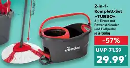 Kaufland Vileda 2-in-1 Komplett-Set TURBO Angebot